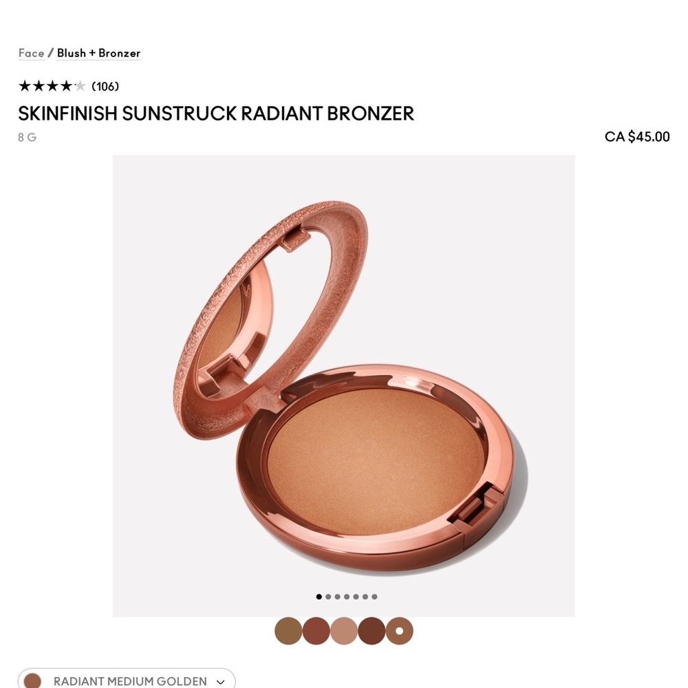 MAC Cosmetics Bronzer - Warm Bronze